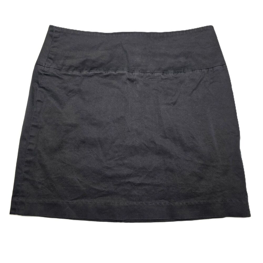Banana Republic Stretch Mini Skirt Women’s 2 Black Back Zip